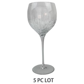 Miller Rogaska Soho Balloon Wine Glass Goblets 5pc