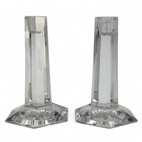 Tiffany & Co Frank Lloyd Wright Candleholders PAIR