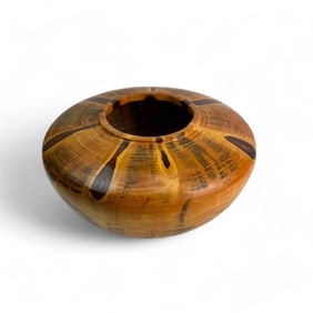 Victor Baisley Hand Turned 11 1/4" Wooden Vessel