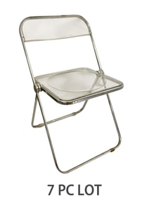 Anonima Castelli Piretti Plia Folding Chairs Set 7