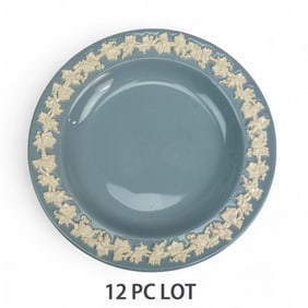 12 Wedgwood Embossed Queensware Bread Butter Plate