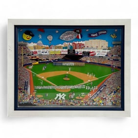 Al Schreiber Jill Hand Yankees New York LE Pop Art