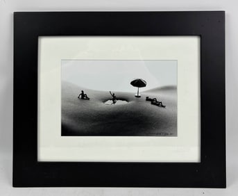 Allan Teger Bodyscapes Black White BW Photo SIGNED