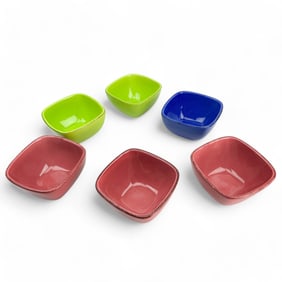 Bizzirri Italian Ceramic Soup Cereal Bowls 6pc LOT