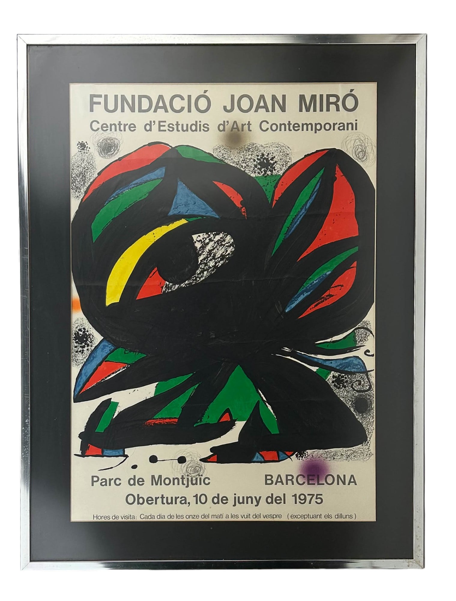 Joan Miro 1893-1983 Colored Exhibition Poster (1 of 6)