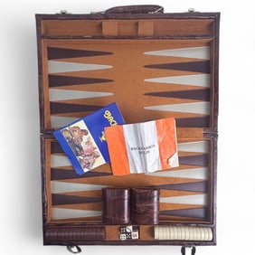 Championship Backgammon Checkers Table Board Game