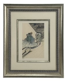 Henri de Toulouse Lautrec Colored Lithograph Print
