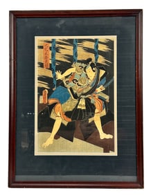 Utagawa Kunisada 1786-1865 Colored Woodblock Print