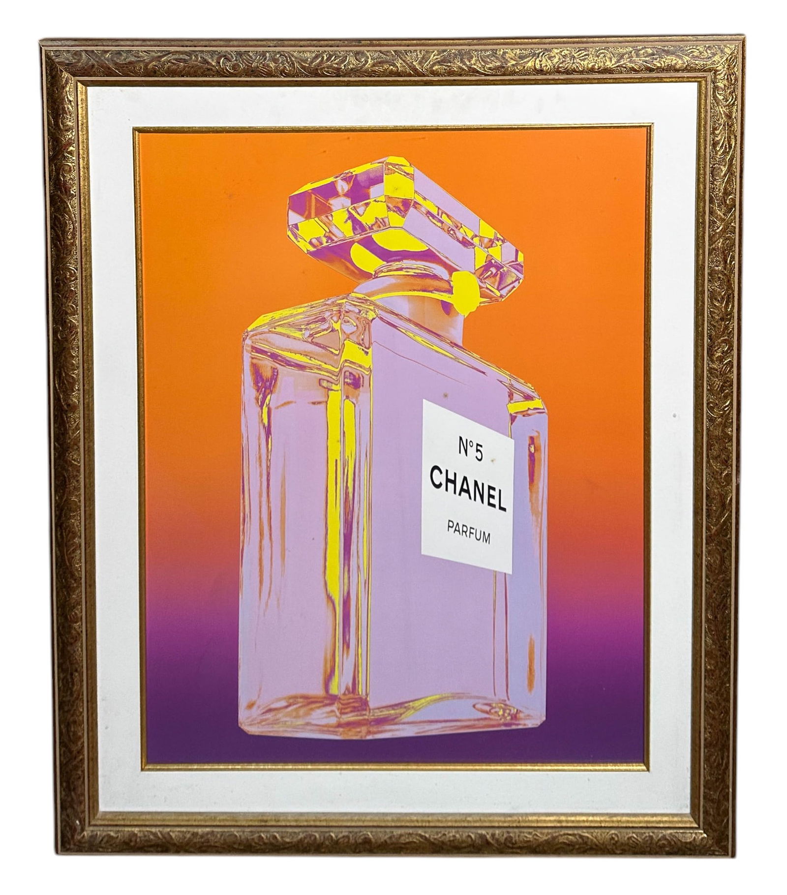 Chanel No 5 Parfum Advertising Colored Lithograph