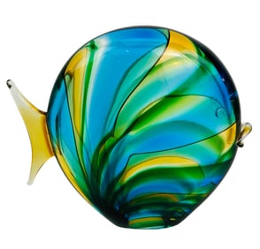 Luigi Mellara Oggetti Murano Glass Fish Sculpture