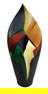 Geometric Abstract 24" Ceramic Sculpture SIGNED