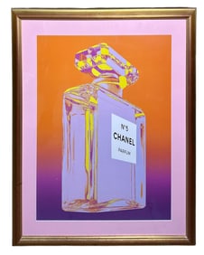 Chanel No 5 Parfum Advertising Colored Lithograph