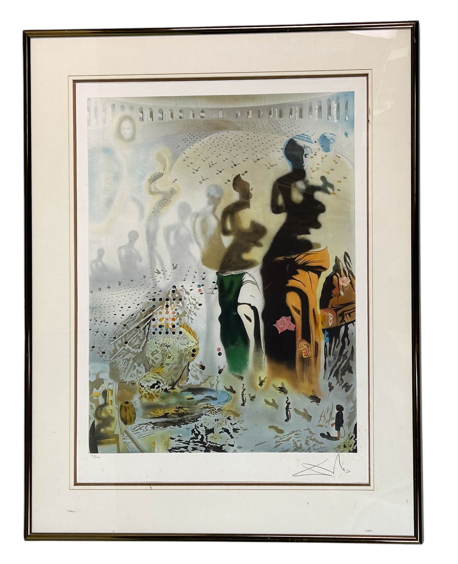 額装品/Hallucinogenic Toreador/ダリ/ポスター The Hallucinogenic Toreador by Salvador Dalí Printed on
