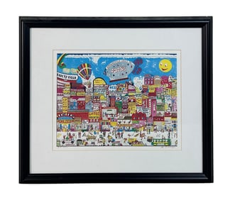 Al Schreiber b1929 Pencil Signed LE Colored Litho