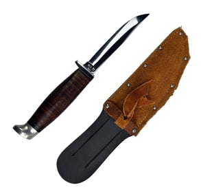 Case XX USA 3 Finn Hunting Knife Leather Sheath