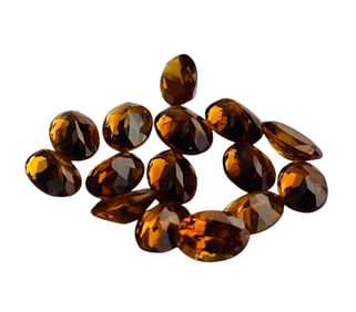 Hessonite Orange Garnet Gemstone Lot 24 Carat TW