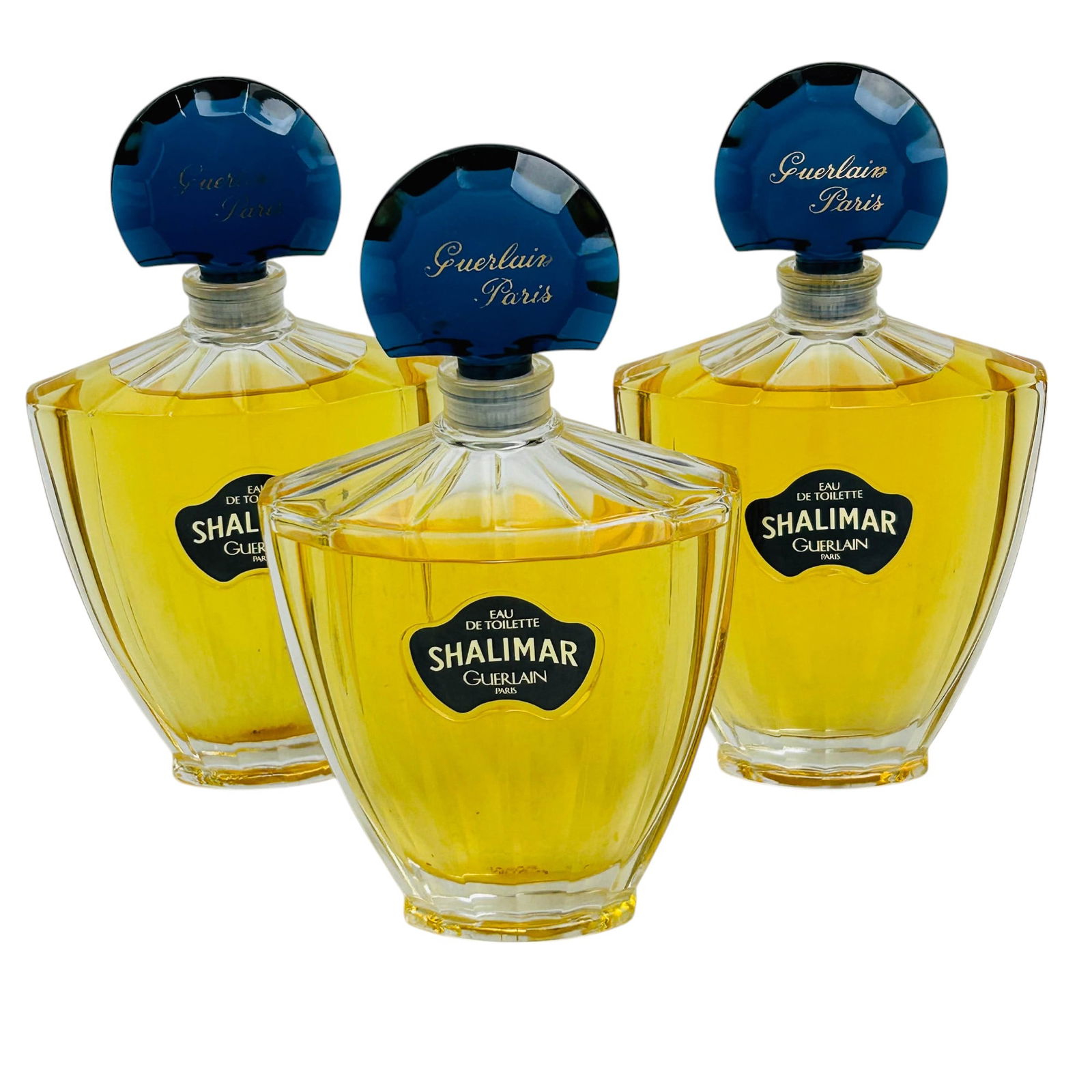 Shalimar Guerlain Eau De Toilette Scent Bottle LOT (1 of 2)