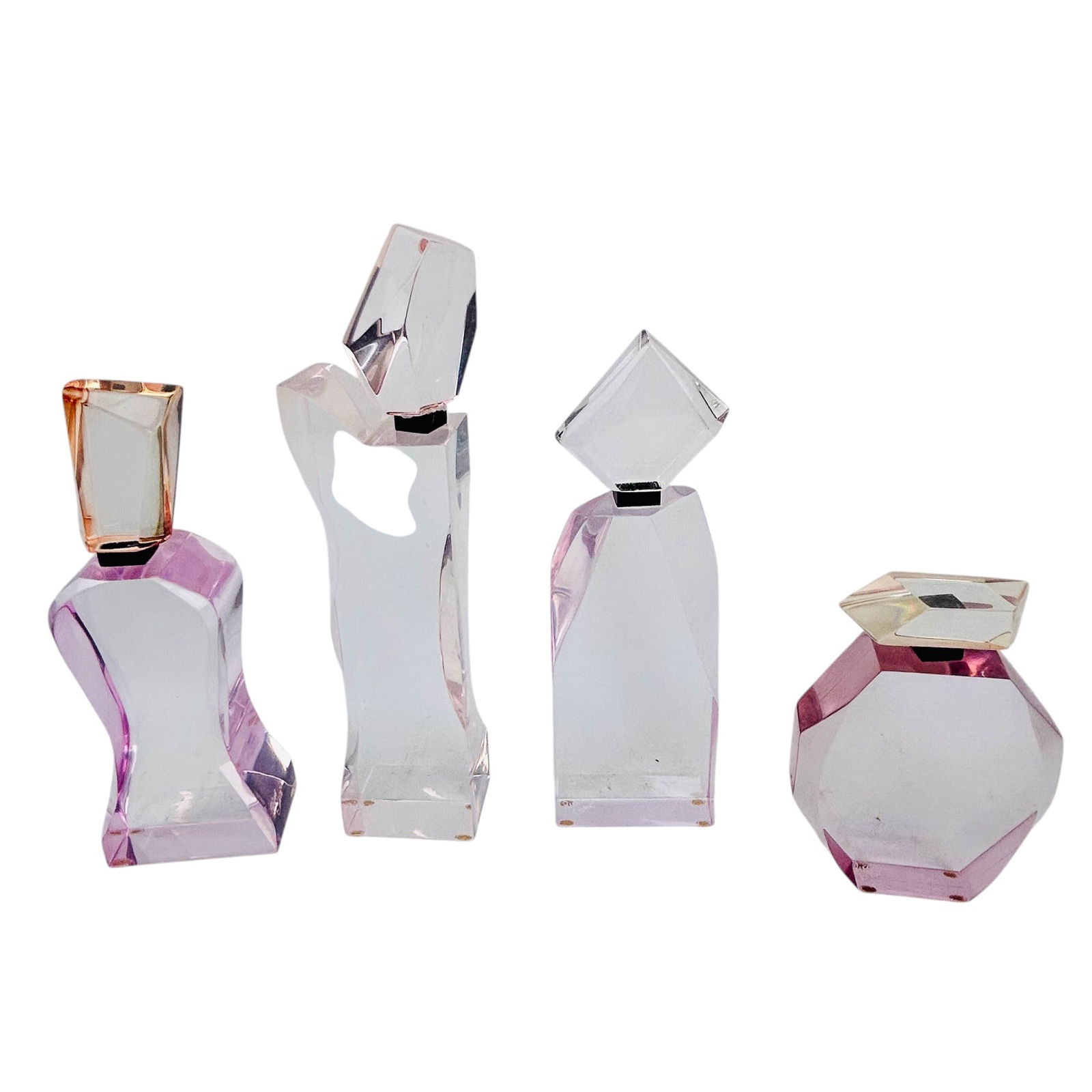 Rico Come Lucite Acrylic Dummy Perfume Bottles 4pc (1 of 6)