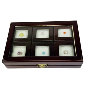 Collectors Set of Gemstones Kunzite Opal Zircon