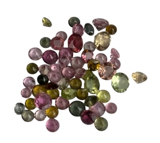 Tourmaline Mixed Color Gemstone Parcel Lot 72.5 CT
