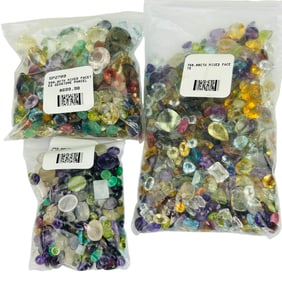 1500 Carat Parcel of Mixed Cut Faceted Gemstones