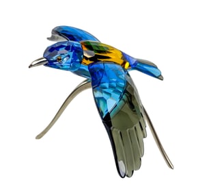 Swarovski Crystal Roller Blue Turquoise Figurine