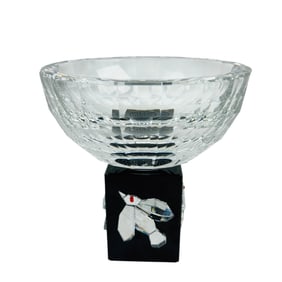 Swarovski Austrian Crystal Art Glass Wa Bowl w Box