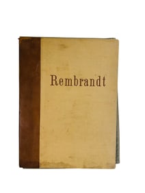 Antique Rembrandt Portfolio Art Prints Collection