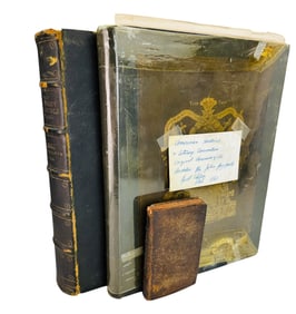 Antique Book Lot: Atlas Religion Historical Texts