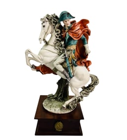 Giuseppe Armani Style Napoleon Horseback Sculpture