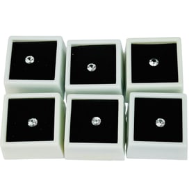 Sri Lankan White Sapphire Gemstone Lot 3.9 CTTW