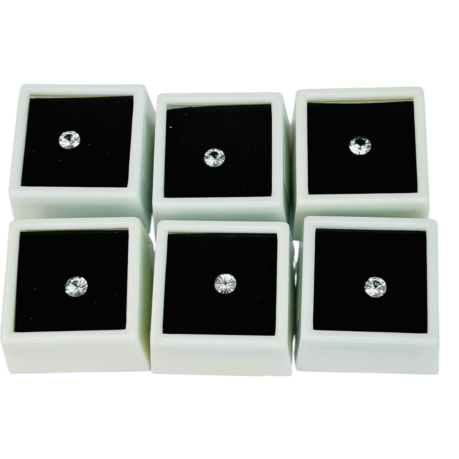 Sri Lankan White Sapphire Gemstone Lot 3.9 CTTW (1 of 4)