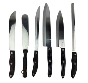 Cutco Chef Cooking Serrated Spatula Prep Knife 6pc