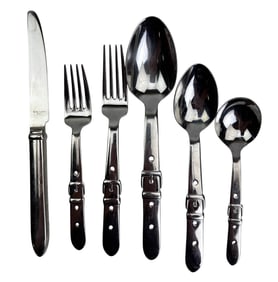 Ralph Lauren Stainless Steel Highgate Flatware 72p