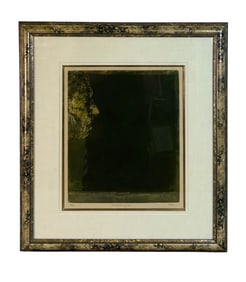 Edward Hill b1935 House of the Deaf Man Aquatint