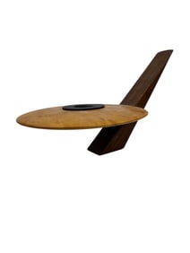 Joe Kovesses Hand Turned Wood Ikebana Vase SIGNED