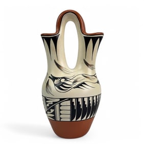 Tafoya Native American Indian Wedding Vase SIGNED