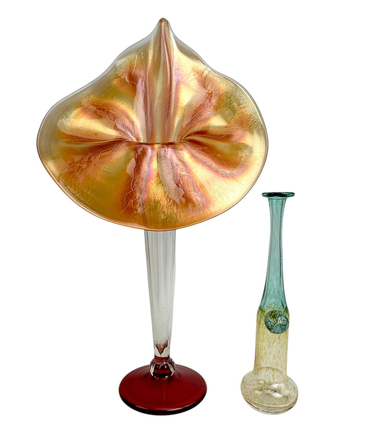 Rick Strini & Bertil Vallien Art Glass Vase SIGNED (1 of 7)