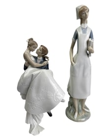 Lladro Nurse & The Happiest Day Porcelain Figurine