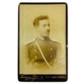 19C Cabinet Card Photo Photograph Military Officer