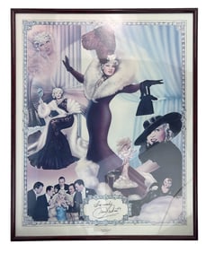Mae West Autographed Limited Edition Poster w COA