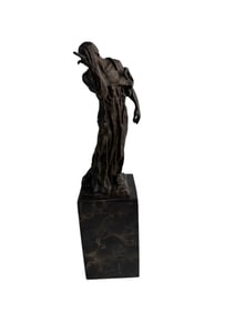 Figural Bronze Male Sculpture after Auguste Rodin