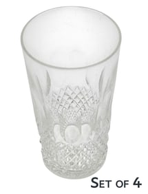 Waterford Crystal Colleen Highball Glasses 4pc LOT