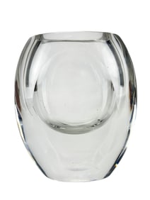 Val St Lambert Signed Alfred Collard Glass Vase