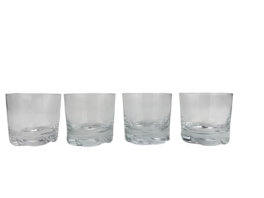 Daum Blanzey Double Old Fashioned Tumblers Set 4