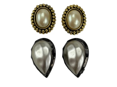 Yves Saint Laurent Couture Runway Clip Earring LOT