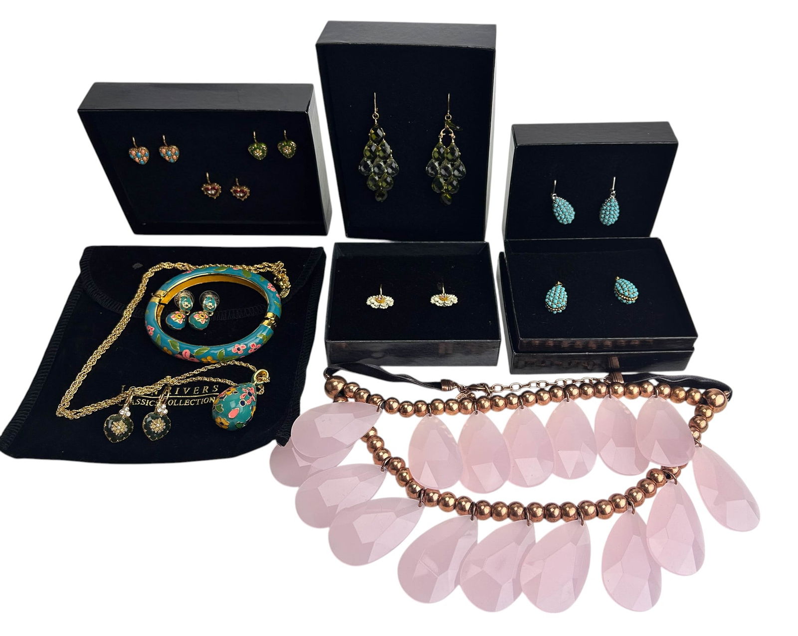 Joan Rivers Designer Earring Necklace Bracelet LOT (1 of 4)