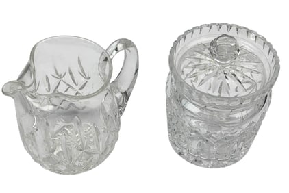 Waterford Crystal Lismore Pitcher Jug & Cookie Jar