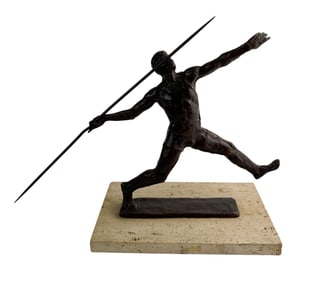 Sterrett Gittings Kelsey Bronze Athelete Sculpture