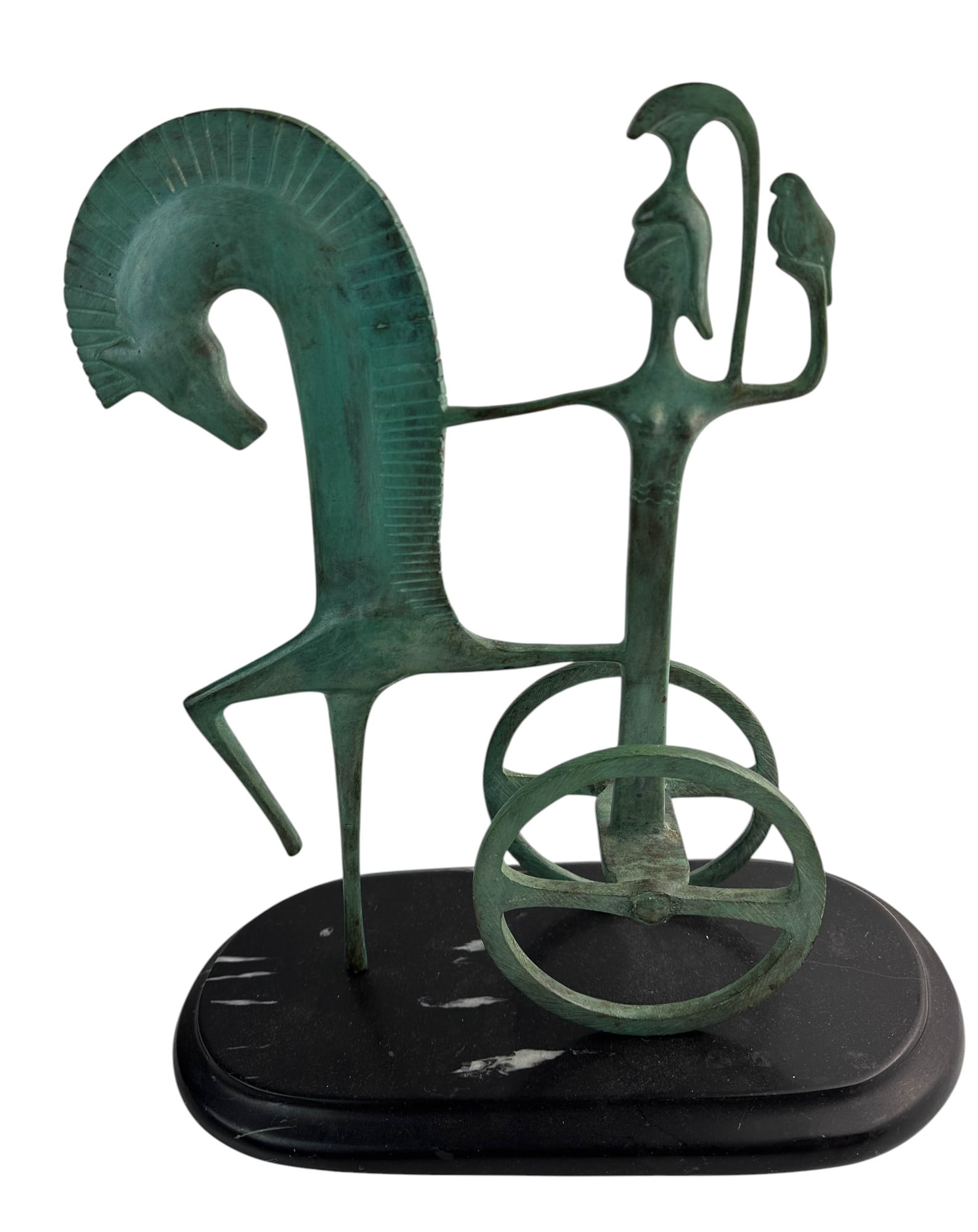 Chariot Frederick Weinberg Style Bronze Sculpture (1 of 4)